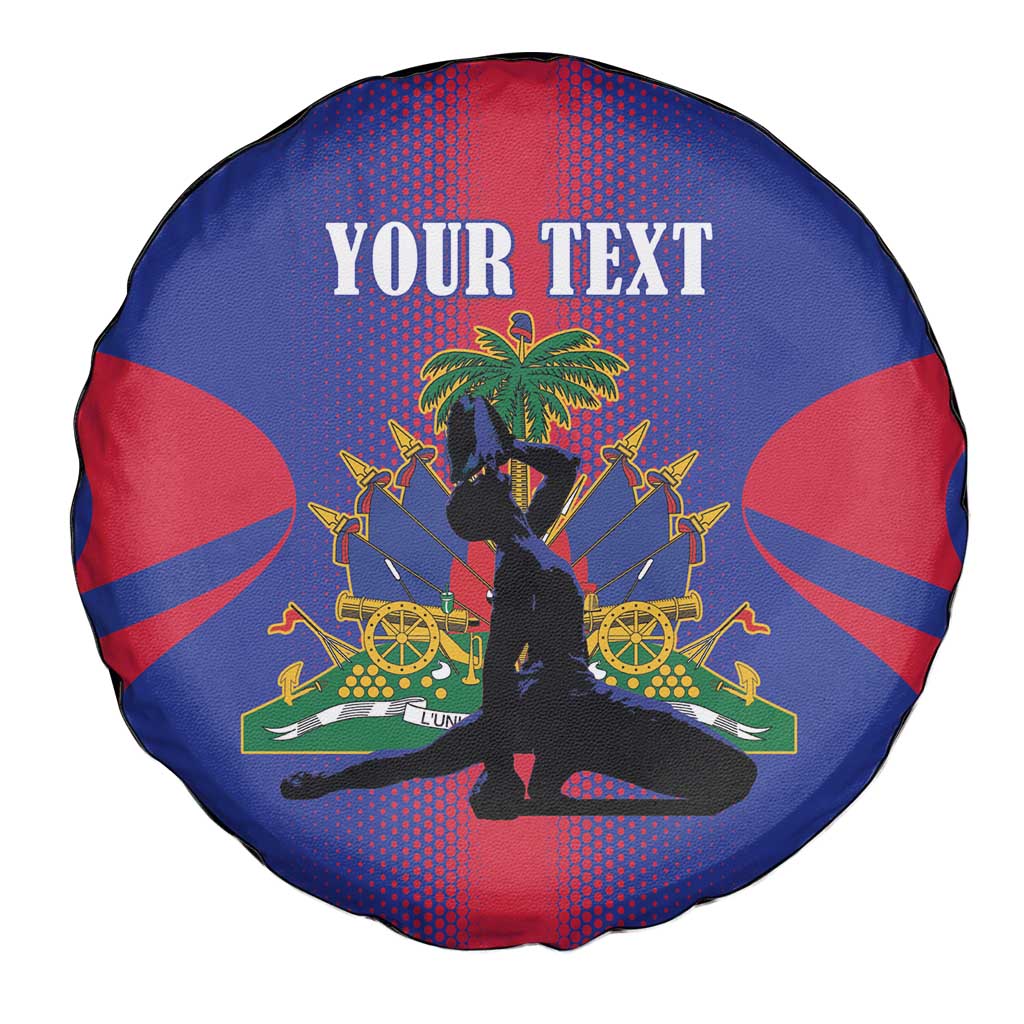Haiti Pride Personalized Spare Tire Cover Neg Marron Haitian Heritage - Wonder Print Shop