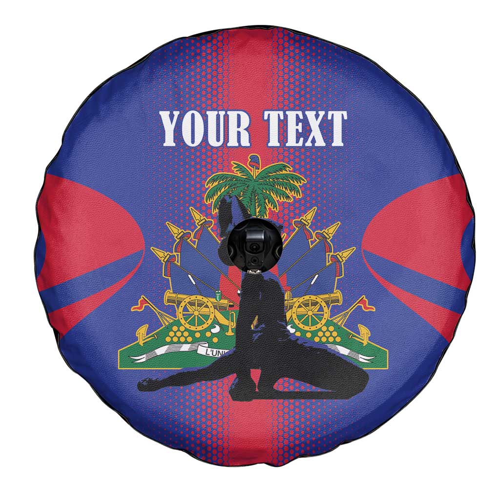 Haiti Pride Personalized Spare Tire Cover Neg Marron Haitian Heritage - Wonder Print Shop