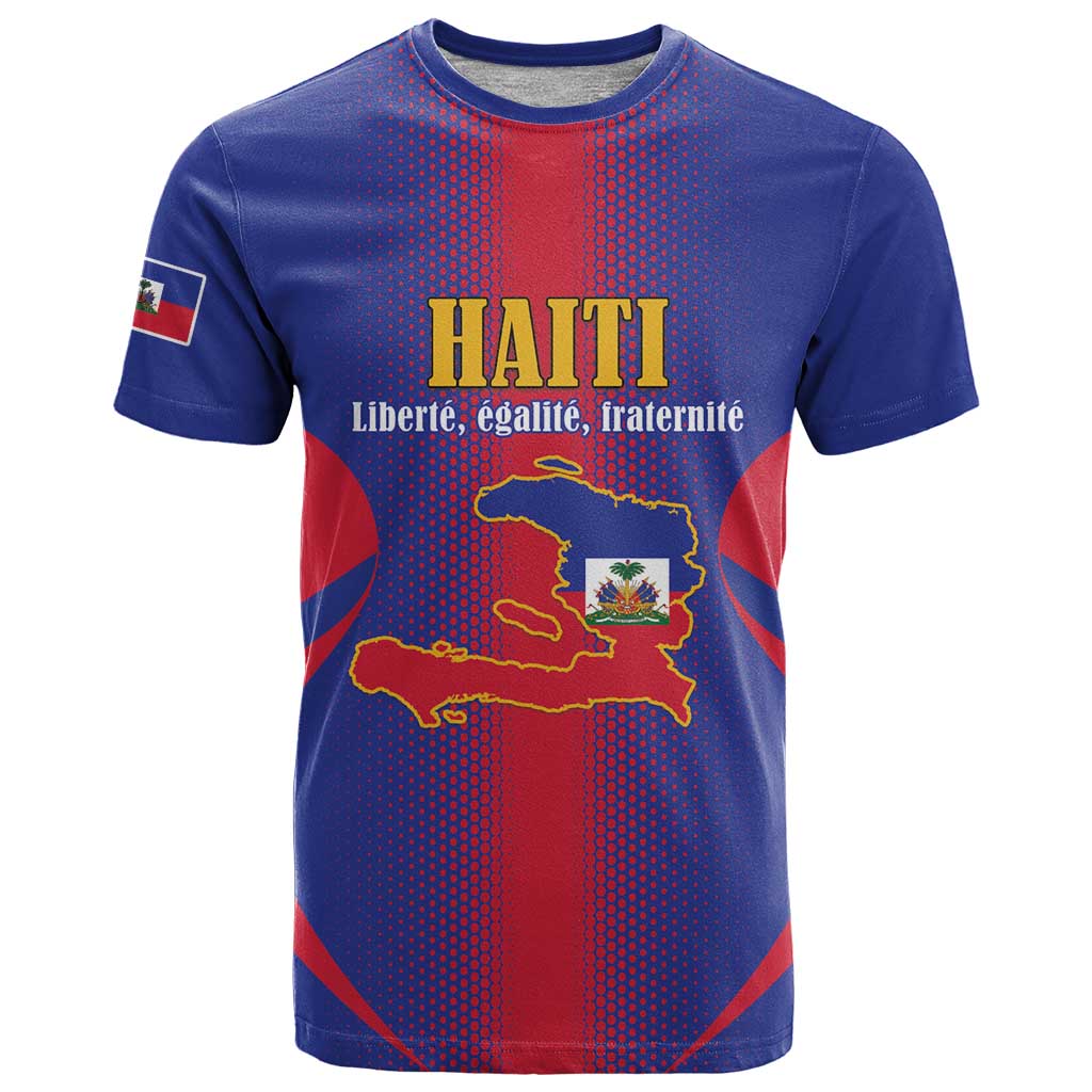 Haiti Pride Personalized T Shirt Neg Marron Haitian Heritage - Wonder Print Shop