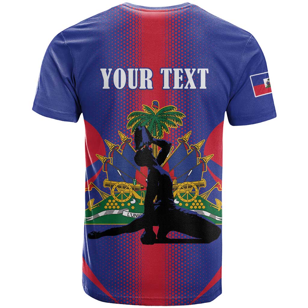 Haiti Pride Personalized T Shirt Neg Marron Haitian Heritage - Wonder Print Shop