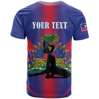 Haiti Pride Personalized T Shirt Neg Marron Haitian Heritage - Wonder Print Shop