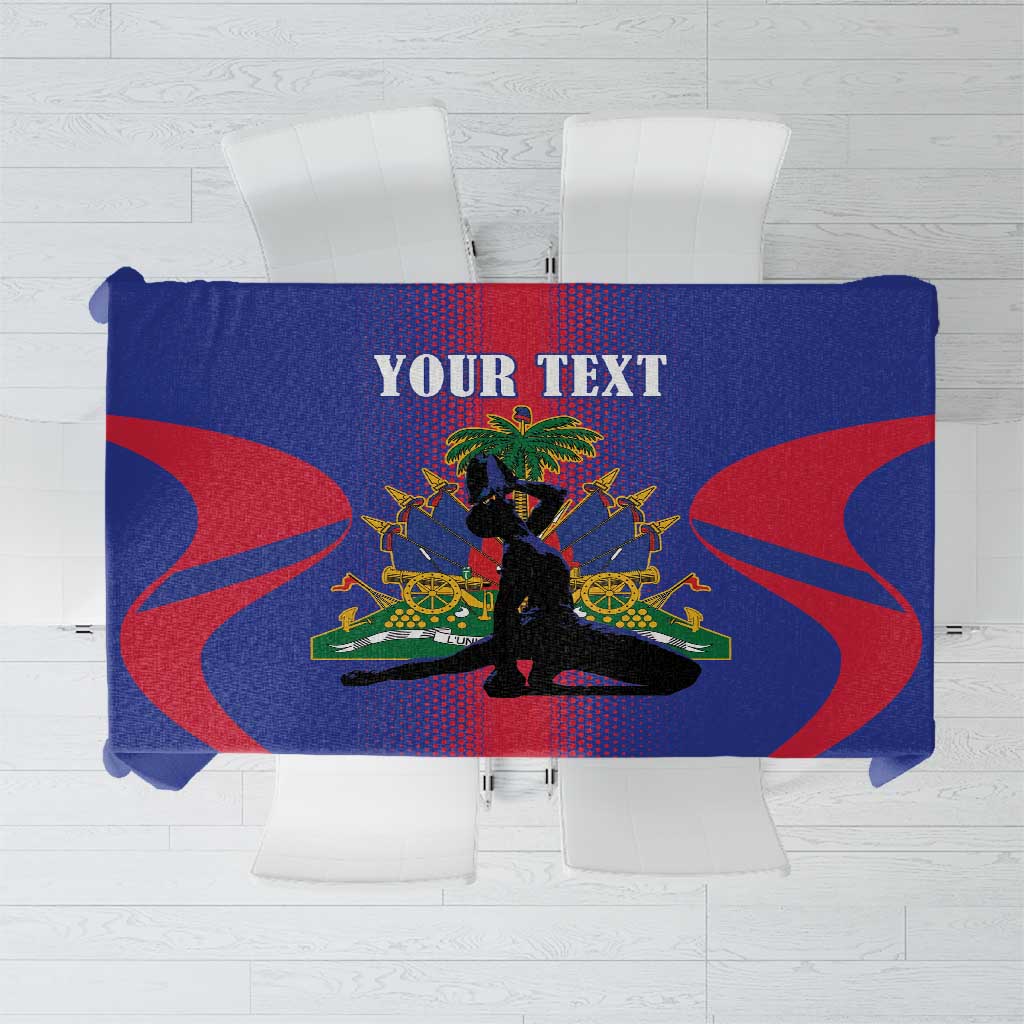 Haiti Pride Personalized Tablecloth Neg Marron Haitian Heritage - Wonder Print Shop