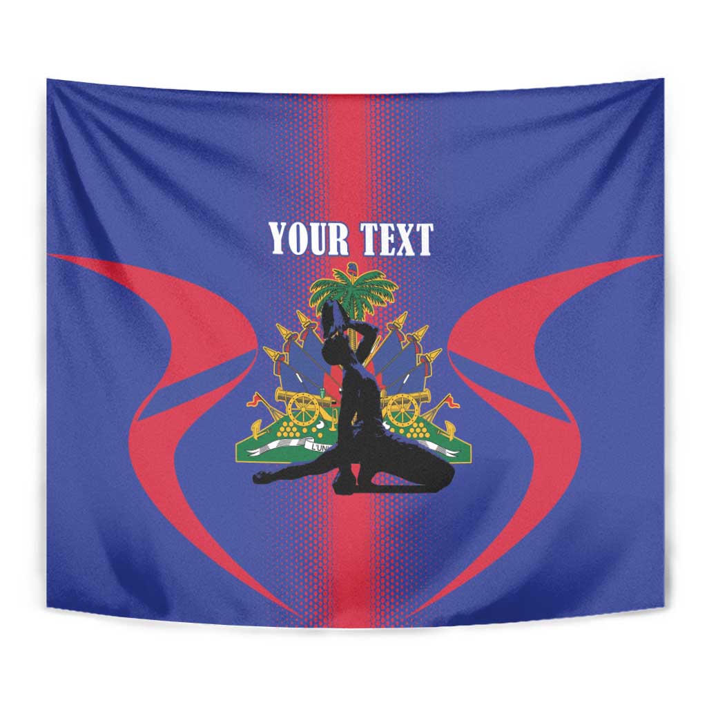 Haiti Pride Personalized Tapestry Neg Marron Haitian Heritage - Wonder Print Shop