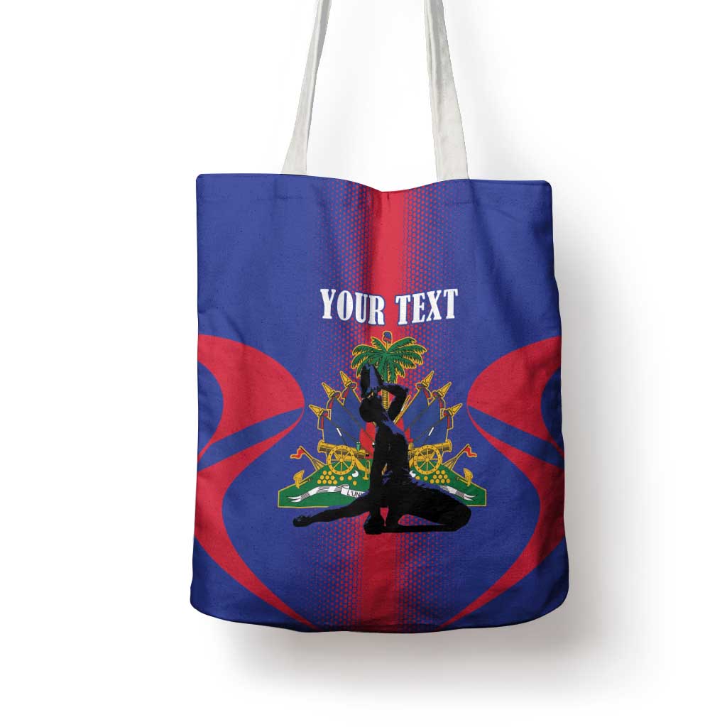 Haiti Pride Personalized Tote Bag Neg Marron Haitian Heritage - Wonder Print Shop