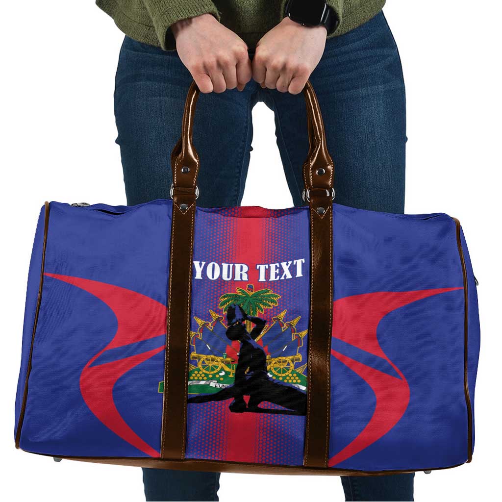 Haiti Pride Personalized Travel Bag Neg Marron Haitian Heritage - Wonder Print Shop