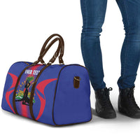 Haiti Pride Personalized Travel Bag Neg Marron Haitian Heritage - Wonder Print Shop