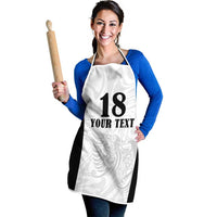 Custom Albania Football Pride Apron Kuqezinjte Eagle White Version - Wonder Print Shop