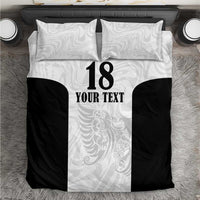 Custom Albania Football Pride Bedding Set Kuqezinjte Eagle White Version - Wonder Print Shop
