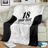 Custom Albania Football Pride Blanket Kuqezinjte Eagle White Version - Wonder Print Shop