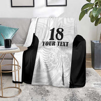 Custom Albania Football Pride Blanket Kuqezinjte Eagle White Version - Wonder Print Shop