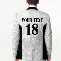 Custom Albania Football Pride Blazer Kuqezinjte Eagle White Version - Wonder Print Shop