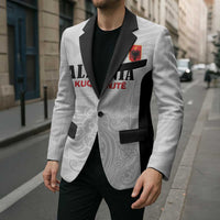 Custom Albania Football Pride Blazer Kuqezinjte Eagle White Version - Wonder Print Shop