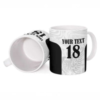 Custom Albania Football Pride Ceramic Mug Kuqezinjte Eagle White Version - Wonder Print Shop