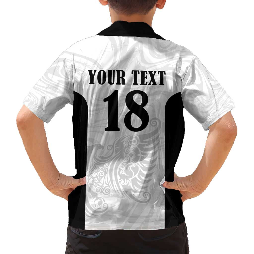 Custom Albania Football Pride Family Matching Long Sleeve Bodycon Dress and Hawaiian Shirt Kuqezinjte Eagle White Version - Wonder Print Shop