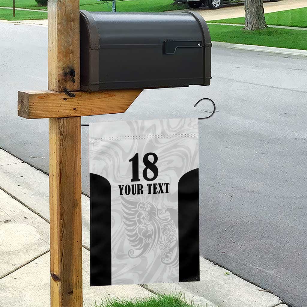 Custom Albania Football Pride Garden Flag Kuqezinjte Eagle White Version - Wonder Print Shop