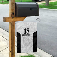 Custom Albania Football Pride Garden Flag Kuqezinjte Eagle White Version - Wonder Print Shop