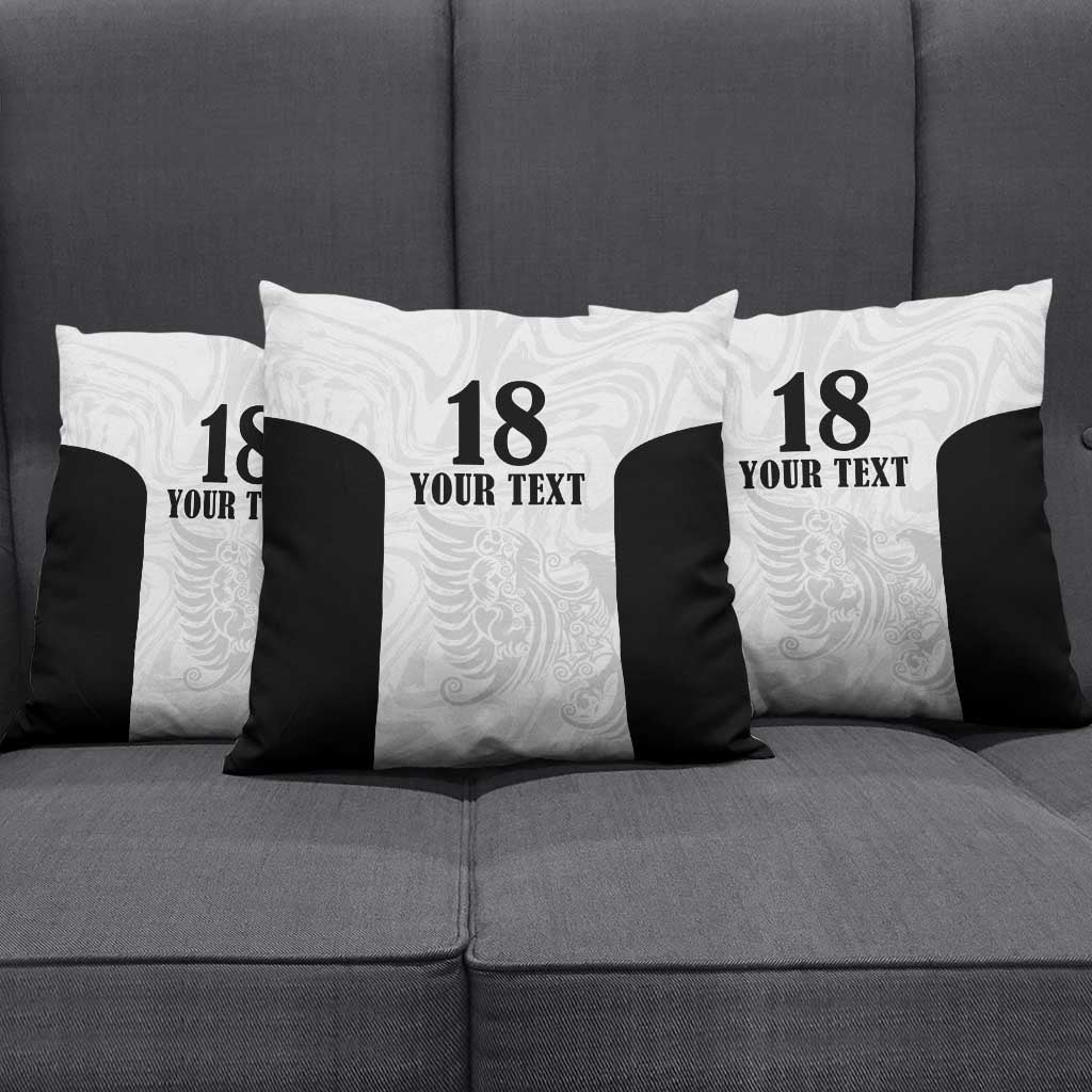 Custom Albania Football Pride Pillow Cover Kuqezinjte Eagle White Version - Wonder Print Shop