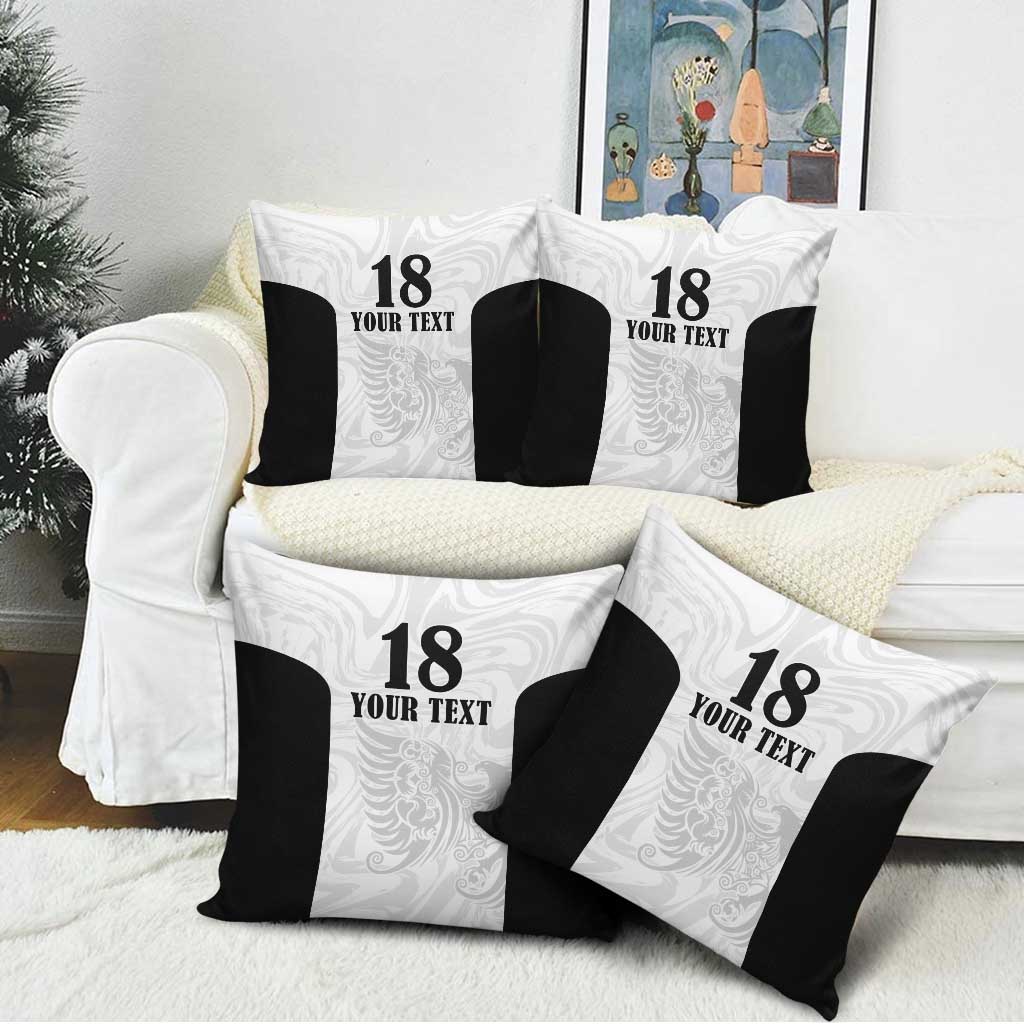 Custom Albania Football Pride Pillow Cover Kuqezinjte Eagle White Version - Wonder Print Shop