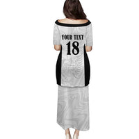 Custom Albania Football Pride Puletasi Kuqezinjte Eagle White Version - Wonder Print Shop