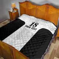 Custom Albania Football Pride Quilt Kuqezinjte Eagle White Version - Wonder Print Shop