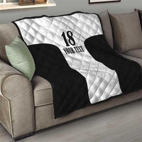 Custom Albania Football Pride Quilt Kuqezinjte Eagle White Version - Wonder Print Shop