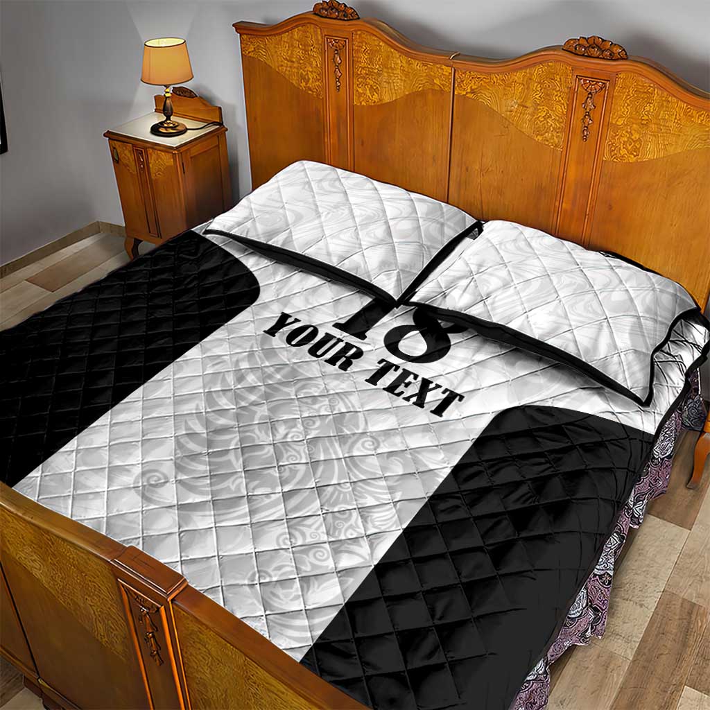 Custom Albania Football Pride Quilt Bed Set Kuqezinjte Eagle White Version - Wonder Print Shop