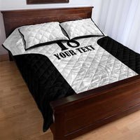 Custom Albania Football Pride Quilt Bed Set Kuqezinjte Eagle White Version - Wonder Print Shop