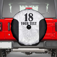 Custom Albania Football Pride Spare Tire Cover Kuqezinjte Eagle White Version - Wonder Print Shop