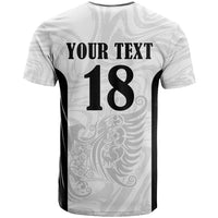 Custom Albania Football Pride T Shirt Kuqezinjte Eagle White Version - Wonder Print Shop