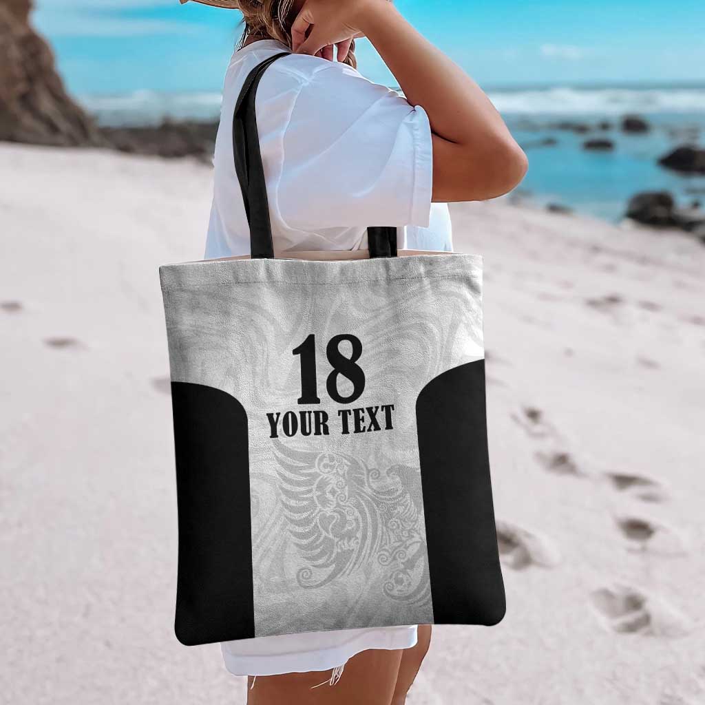 Custom Albania Football Pride Tote Bag Kuqezinjte Eagle White Version - Wonder Print Shop