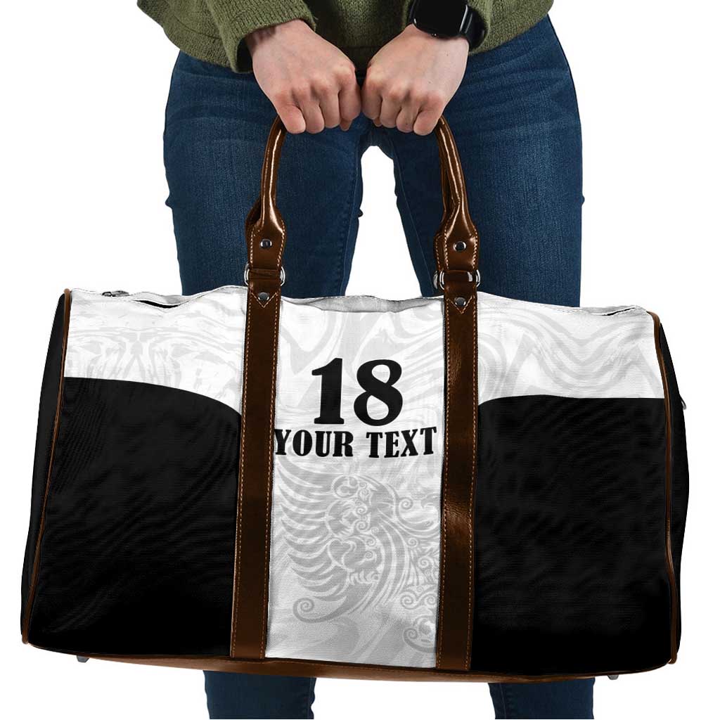 Custom Albania Football Pride Travel Bag Kuqezinjte Eagle White Version - Wonder Print Shop