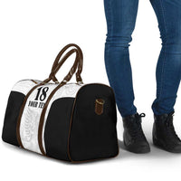 Custom Albania Football Pride Travel Bag Kuqezinjte Eagle White Version - Wonder Print Shop