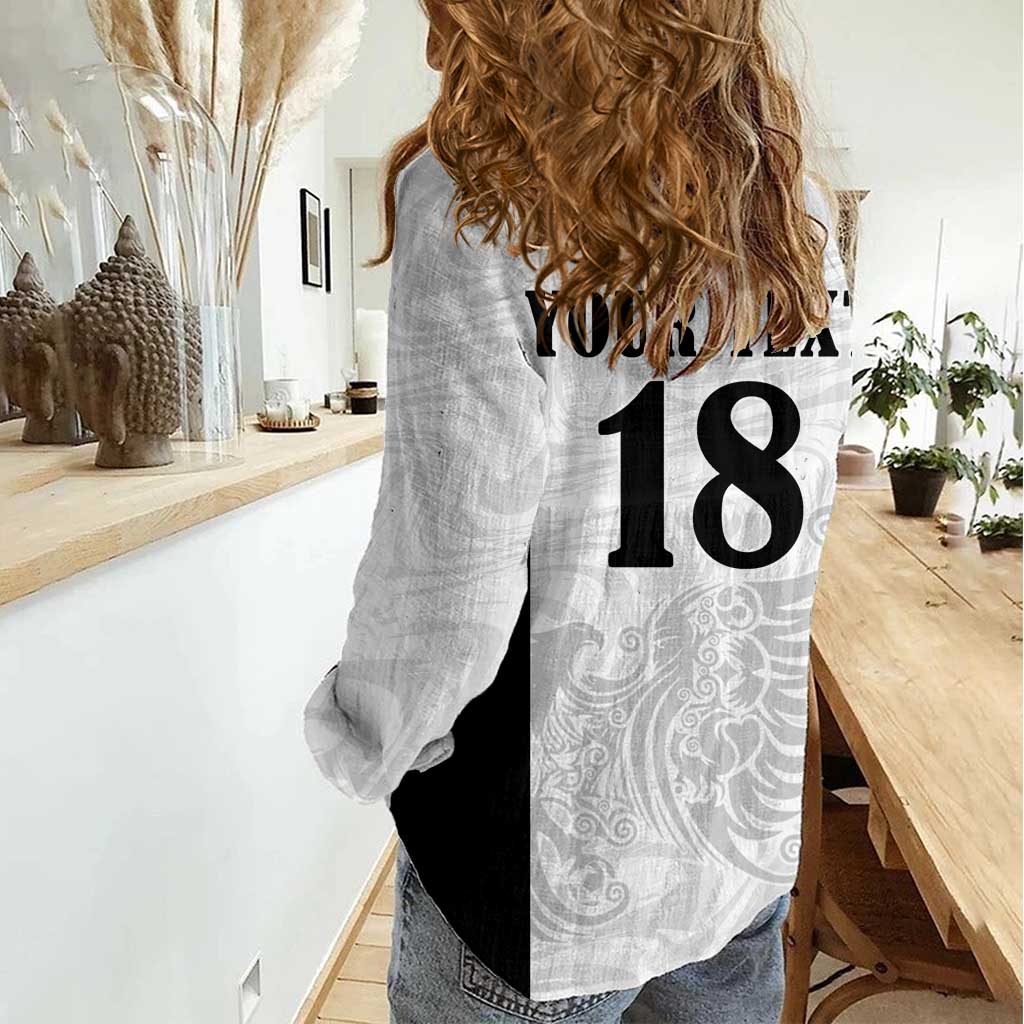 Custom Albania Football Pride Women Casual Shirt Kuqezinjte Eagle White Version - Wonder Print Shop