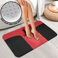 Custom Albania Football Pride Bathroom Set Kuqezinjte Eagle Red Version - Wonder Print Shop