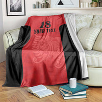 Custom Albania Football Pride Blanket Kuqezinjte Eagle Red Version - Wonder Print Shop