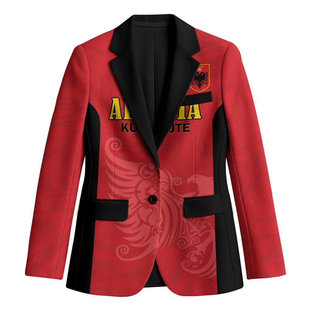 Custom Albania Football Pride Blazer Kuqezinjte Eagle Red Version - Wonder Print Shop