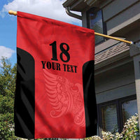 Custom Albania Football Pride Garden Flag Kuqezinjte Eagle Red Version - Wonder Print Shop