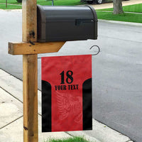 Custom Albania Football Pride Garden Flag Kuqezinjte Eagle Red Version - Wonder Print Shop