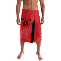 Custom Albania Football Pride Lavalava Kuqezinjte Eagle Red Version - Wonder Print Shop