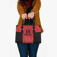 Custom Albania Football Pride Leather Bag Kuqezinjte Eagle Red Version - Wonder Print Shop