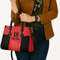 Custom Albania Football Pride Leather Bag Kuqezinjte Eagle Red Version - Wonder Print Shop