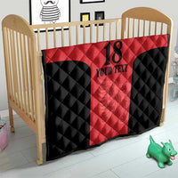 Custom Albania Football Pride Quilt Kuqezinjte Eagle Red Version - Wonder Print Shop