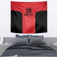 Custom Albania Football Pride Tapestry Kuqezinjte Eagle Red Version - Wonder Print Shop