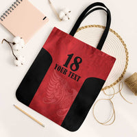 Custom Albania Football Pride Tote Bag Kuqezinjte Eagle Red Version - Wonder Print Shop