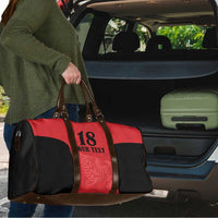 Custom Albania Football Pride Travel Bag Kuqezinjte Eagle Red Version - Wonder Print Shop