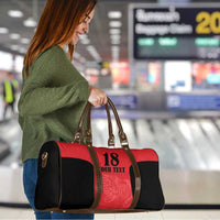 Custom Albania Football Pride Travel Bag Kuqezinjte Eagle Red Version - Wonder Print Shop