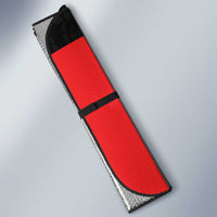 Custom Albania Football Pride Auto Sun Shade Kuqezinjte Eagle Black Version - Wonder Print Shop
