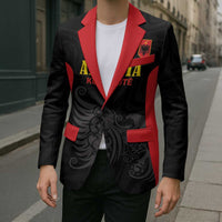 Custom Albania Football Pride Blazer Kuqezinjte Eagle Black Version - Wonder Print Shop