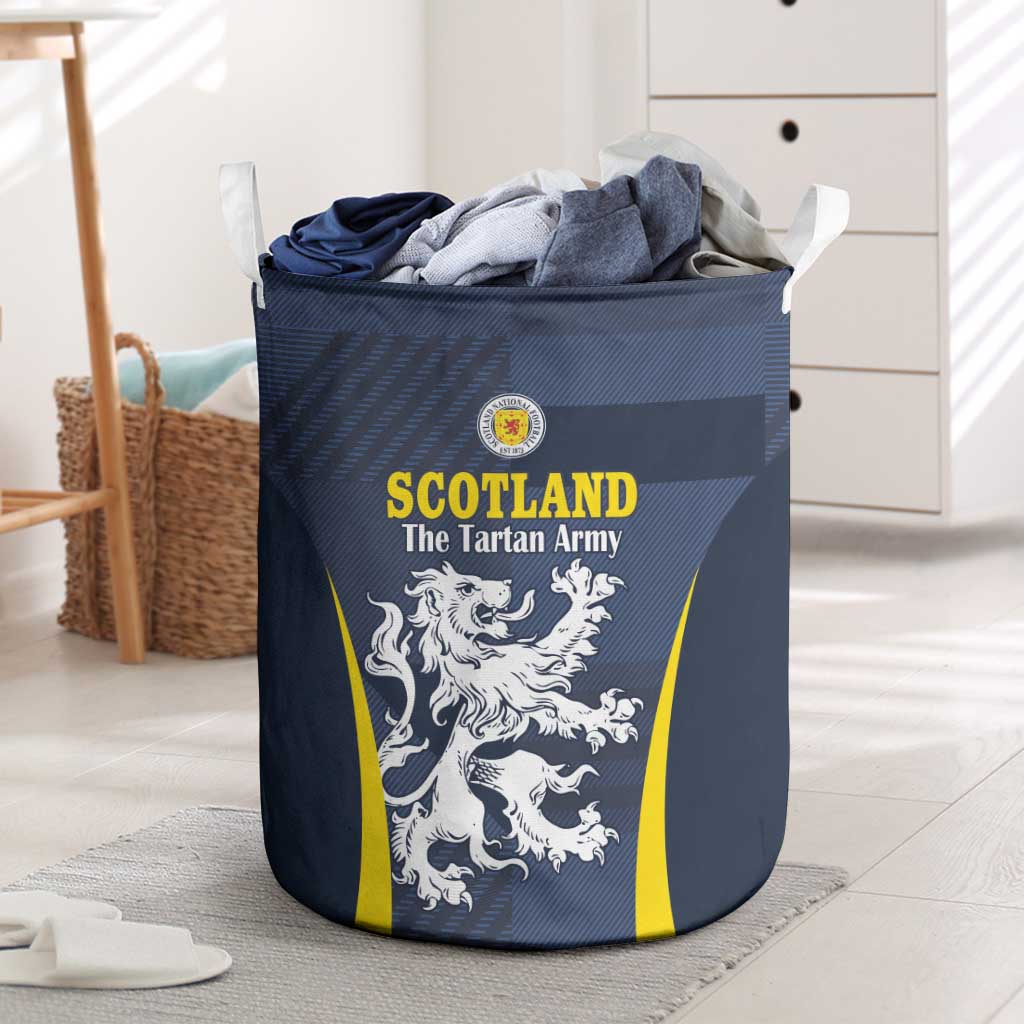 Scotland Football Laundry Basket Scottish Lion Rampant Tartan Fan - Wonder Print Shop