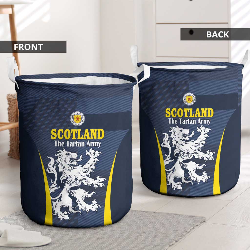 Scotland Football Laundry Basket Scottish Lion Rampant Tartan Fan - Wonder Print Shop
